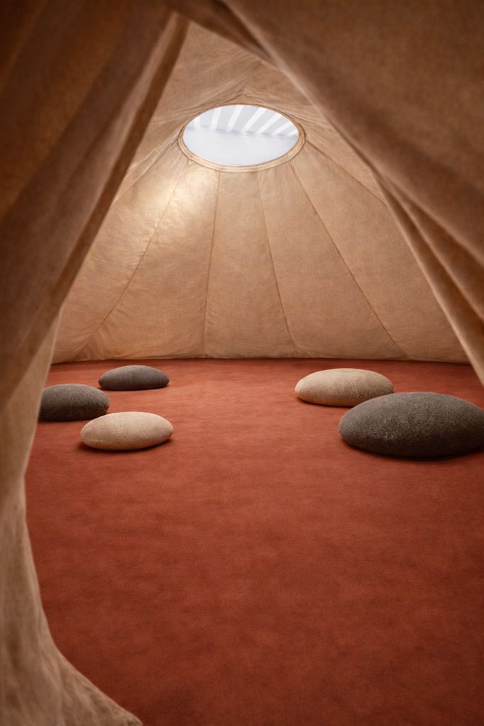 מיצב אוהל מבד – נגה אור־ים, מוזיאון הרצליה